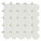 Msi White And Gray Matte SAMPLE Octagon Porcelain Mosaic Tile ZOR-MD-0412-SAM - alternate 1